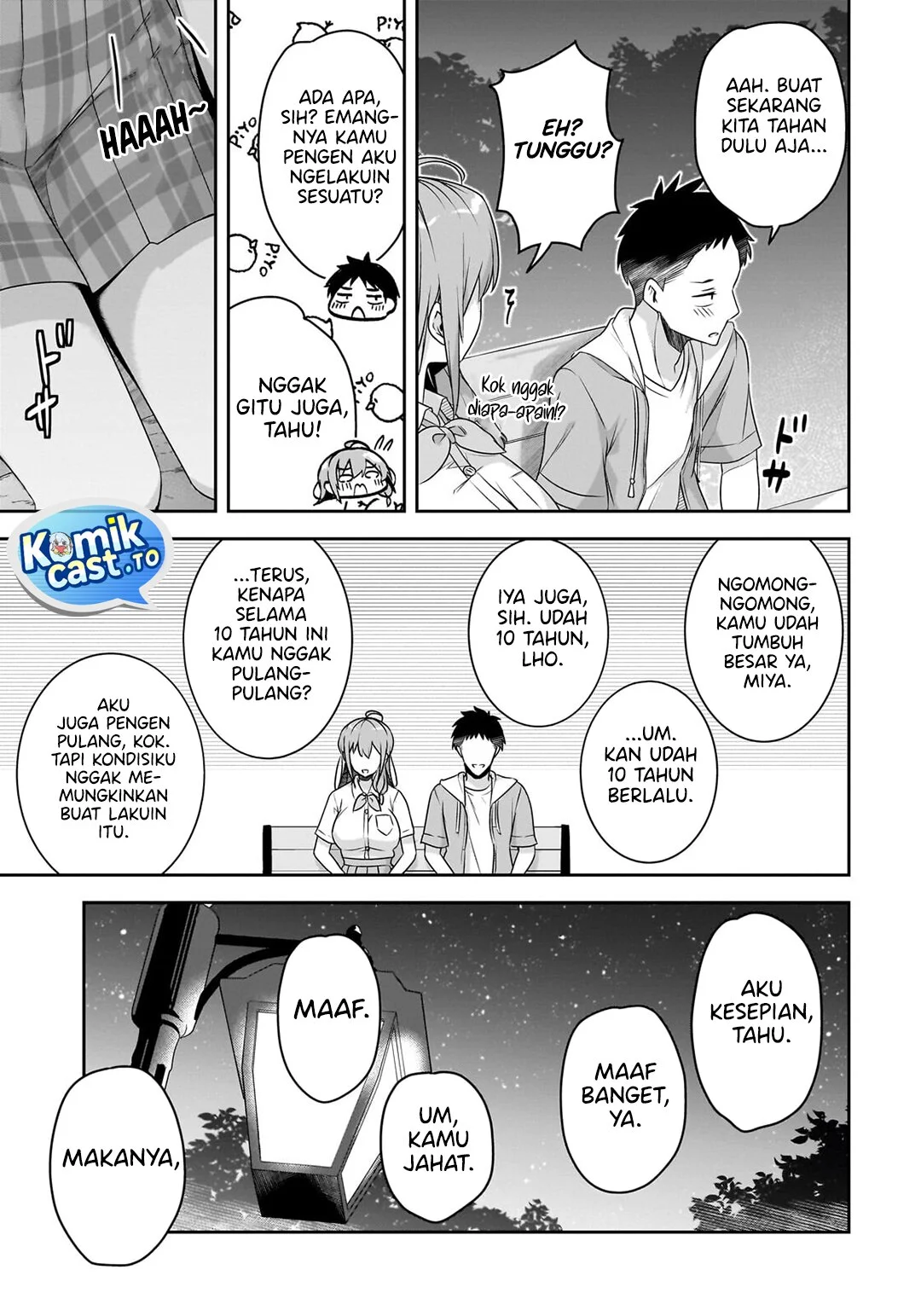 10-Nen Buri ni Saikai shita Kusogaki wa Seijun Bishoujo JK ni Seichou shiteita Chapter 18.2 Gambar 7
