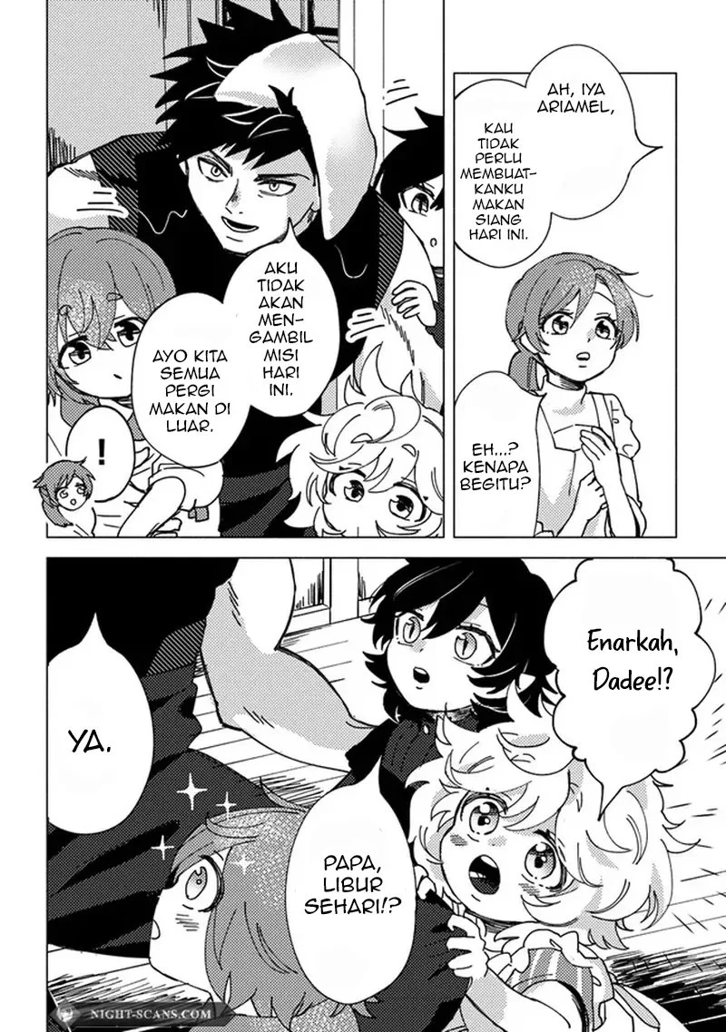 B-Rank Adventurer With an Evil Look Becomes a Daddy to the Protagonist and His Childhood Friends (Akuninzura shita B-kyuu Boukensha) Chapter 6.1 Gambar 7