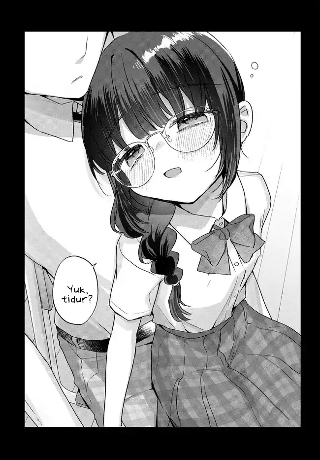 Chiisakute Kawaii Bungeibu no Chiteki na Senpai o, Hiza no Ue ni Nosetara Mainichi Suwattekuru you ni natta Chapter 4.1 Gambar 7