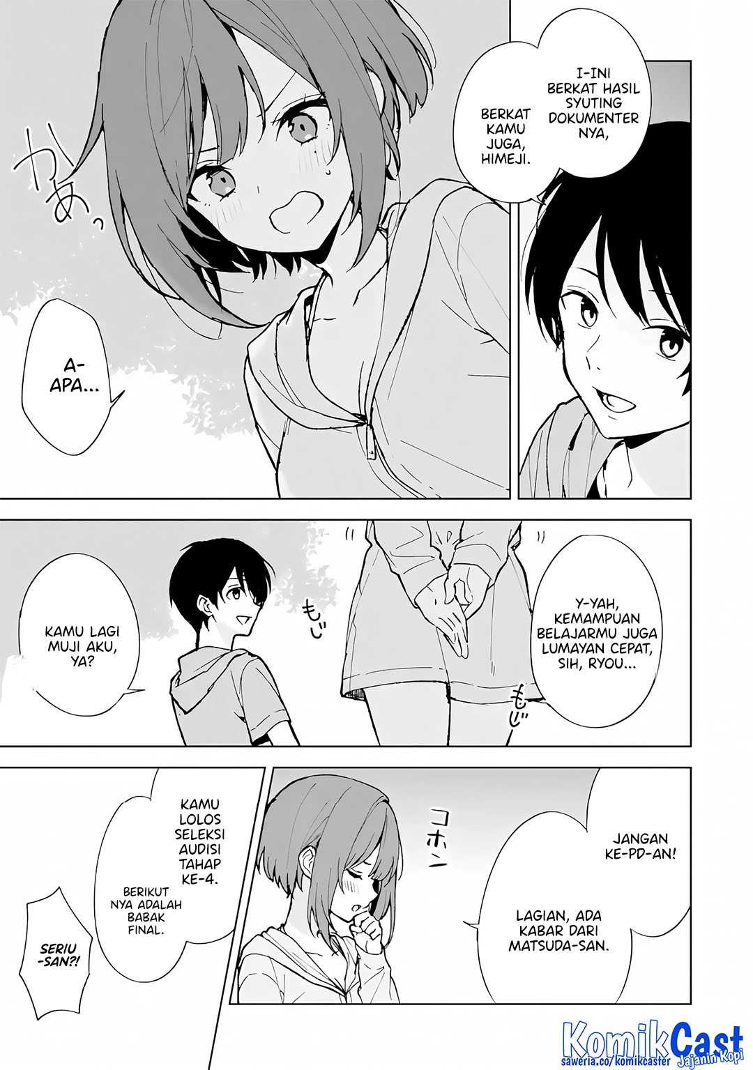 Chikan Saresou ni Natteiru S-kyuu Bishoujo wo Tasuketara Tonari no Seki no Osanajimi datta Chapter 79 Gambar 8