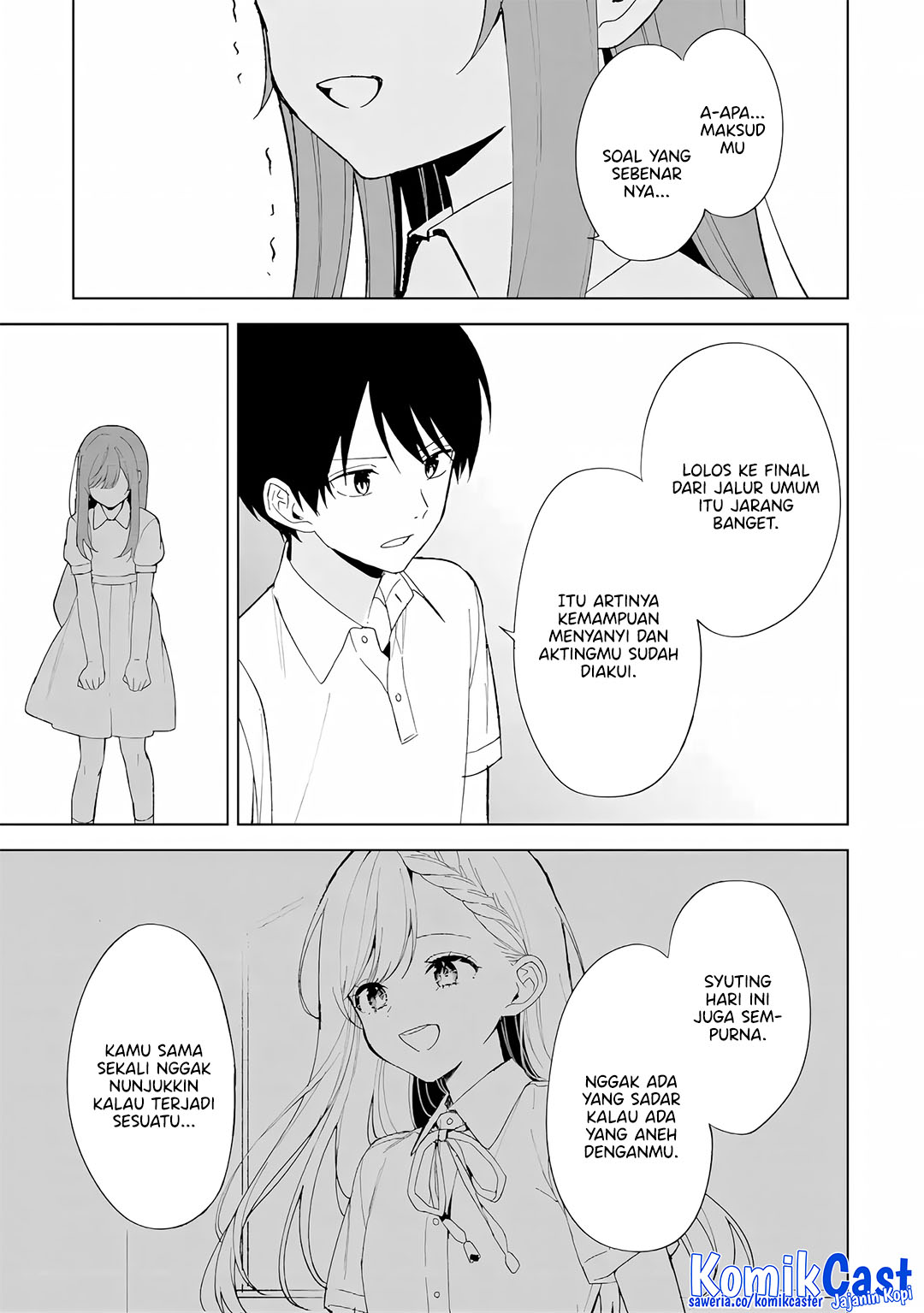 Chikan Saresou ni Natteiru S-kyuu Bishoujo wo Tasuketara Tonari no Seki no Osanajimi datta Chapter 82 Gambar 9