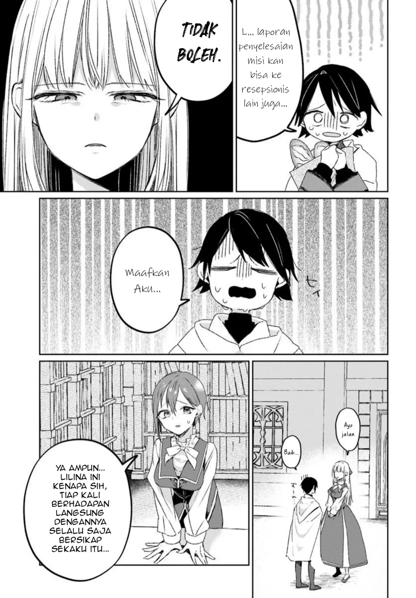 Guild no uketsuke-jou Lilina-san wa ore ni dake tsumetai Chapter 1 Gambar 16