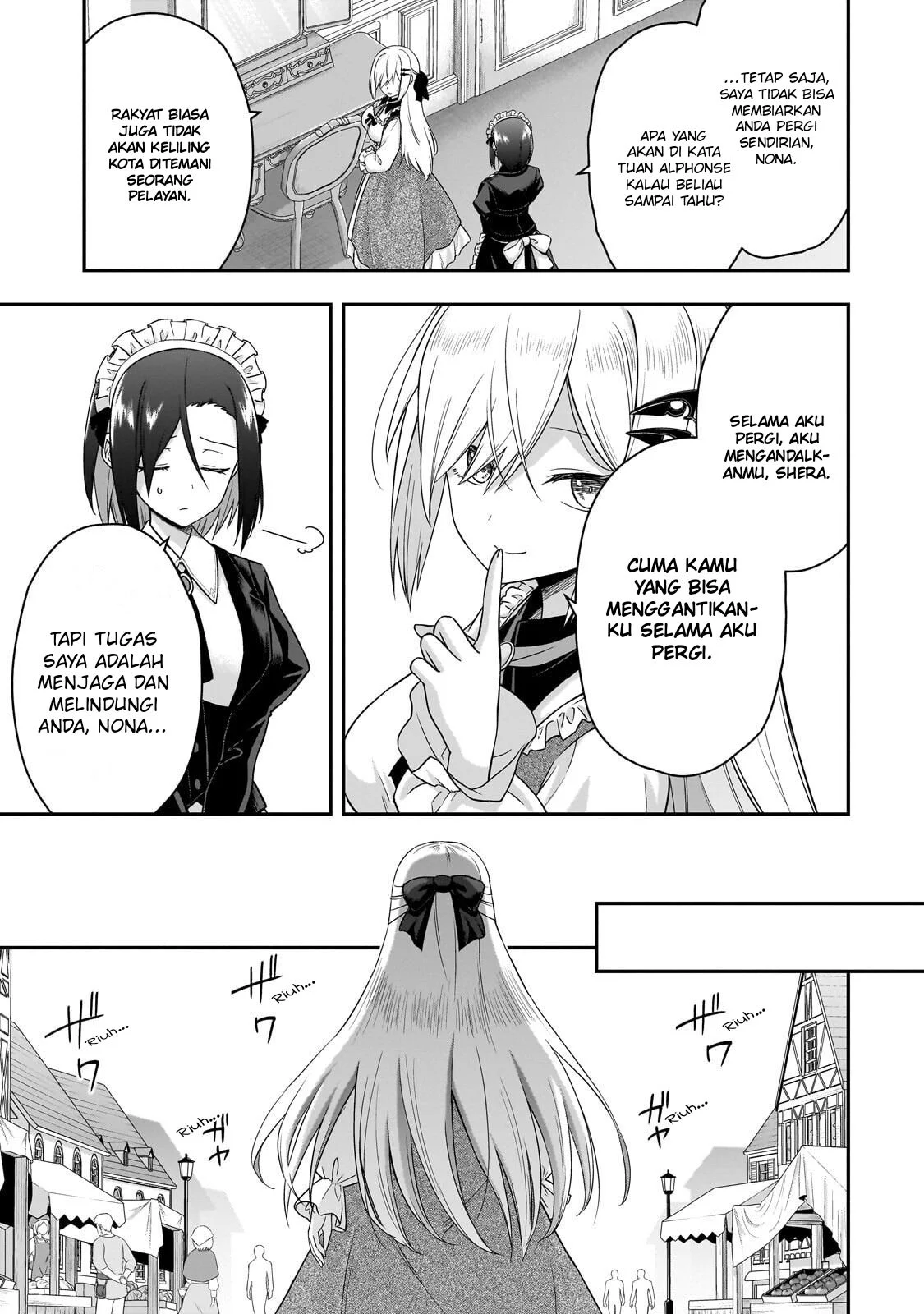 Hissatsu Reijou Liese ~Tensei Shita Saikyou no Koroshiya wa, Yami wo Matou Akuyaku Reijou to Naru~ Chapter 2.1 Gambar 7
