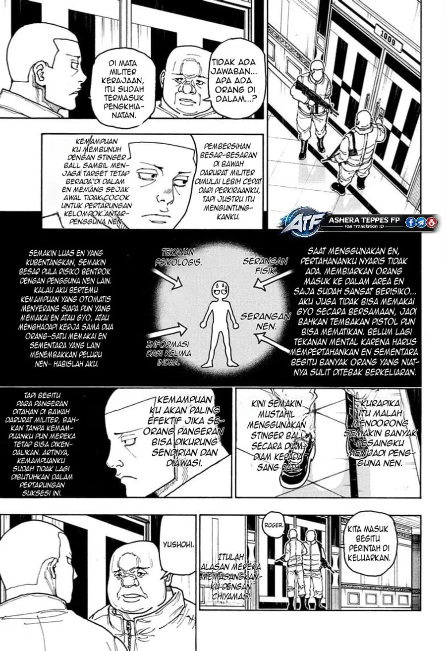 Hunter x Hunter Chapter 414 Gambar 8