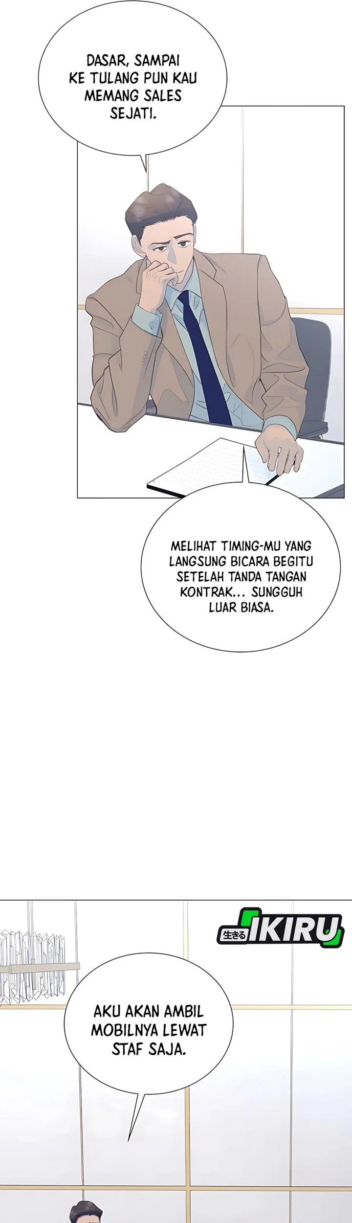 I Became a Genius Salesman Chapter 85 Gambar 21