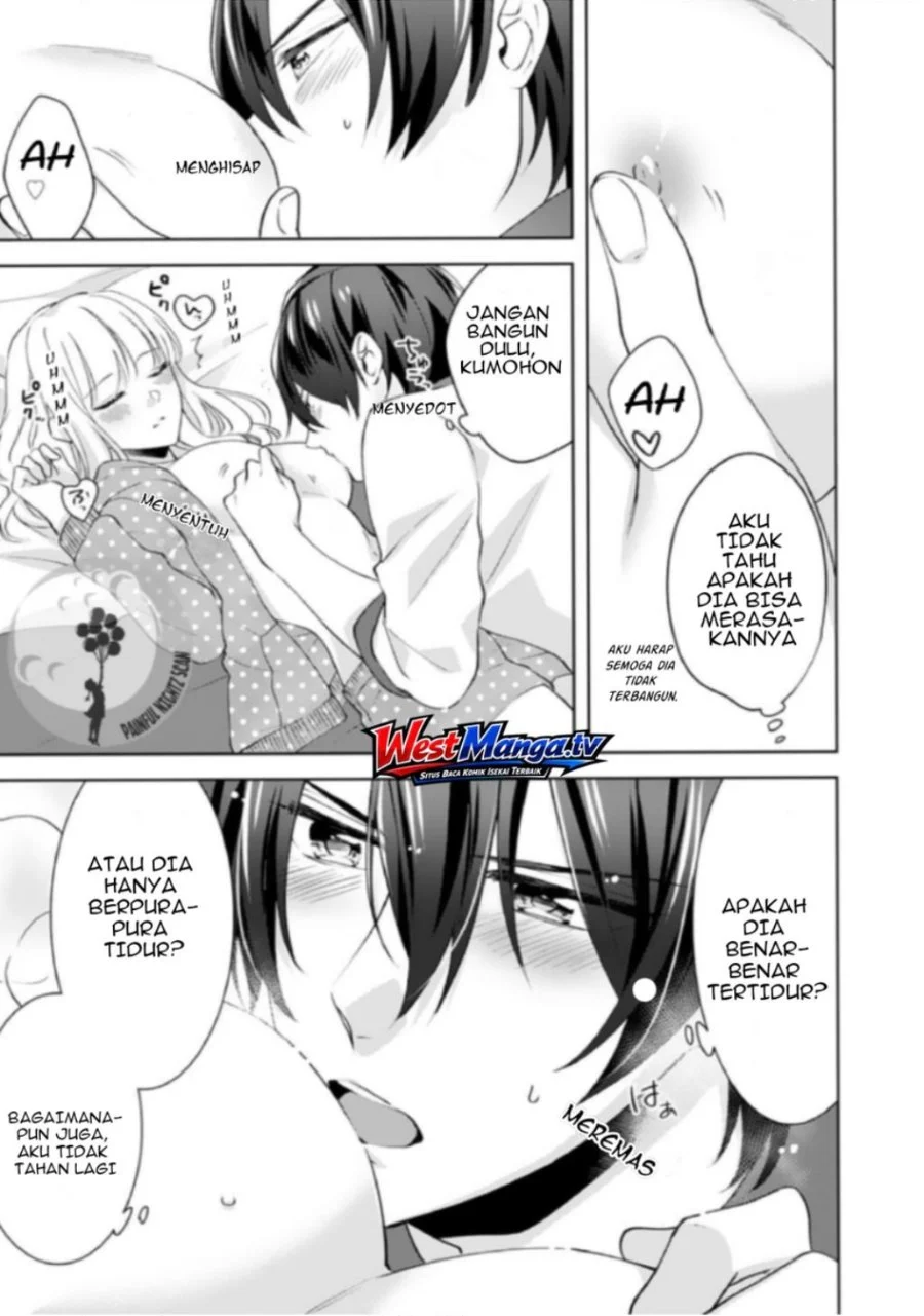 Kekkon made Ecchi wa Kinshi!?: Nengan no Shoya o Mukaeta Futari no Ohanashi. Chapter 8 Gambar 7