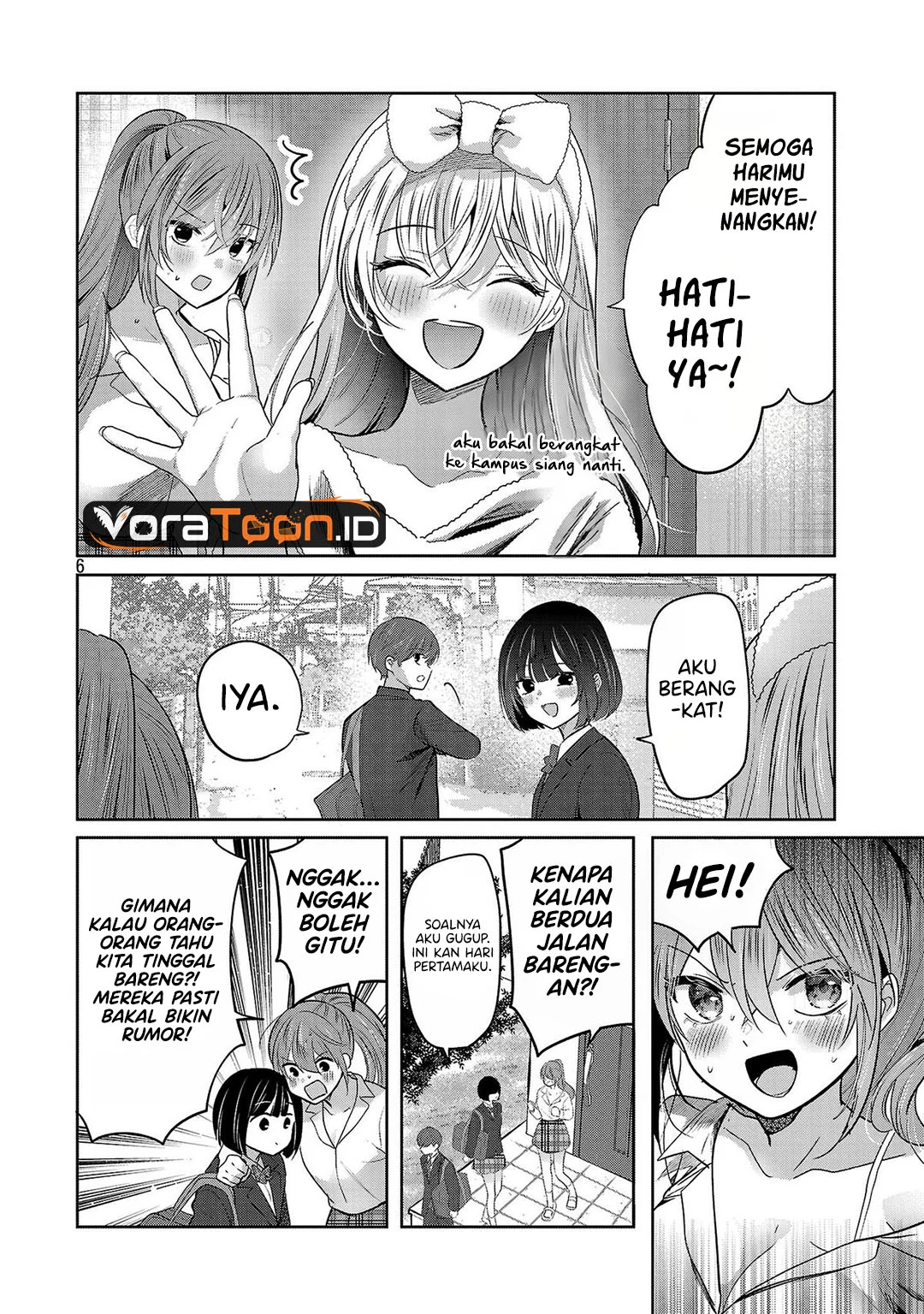 Kimi ni Koisuru Sanshimai Chapter 65 Gambar 7