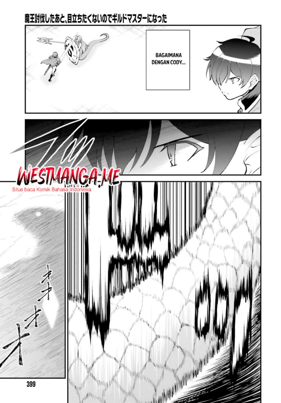 Maou Toubatsu Shita Ato, Medachitakunai node Guild Master ni Natta Chapter 56 Gambar 11