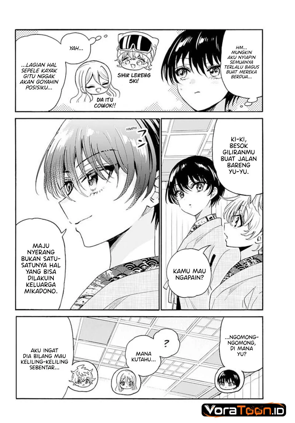 Mikadono Sanshimai wa Angai, Choroi Chapter 215 Gambar 7