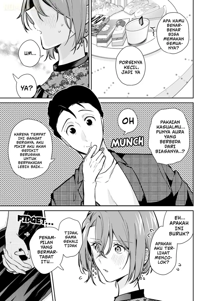 Misato-san wa Amasugi Joushi ni Chotto Kibishii Chapter 16 Gambar 8