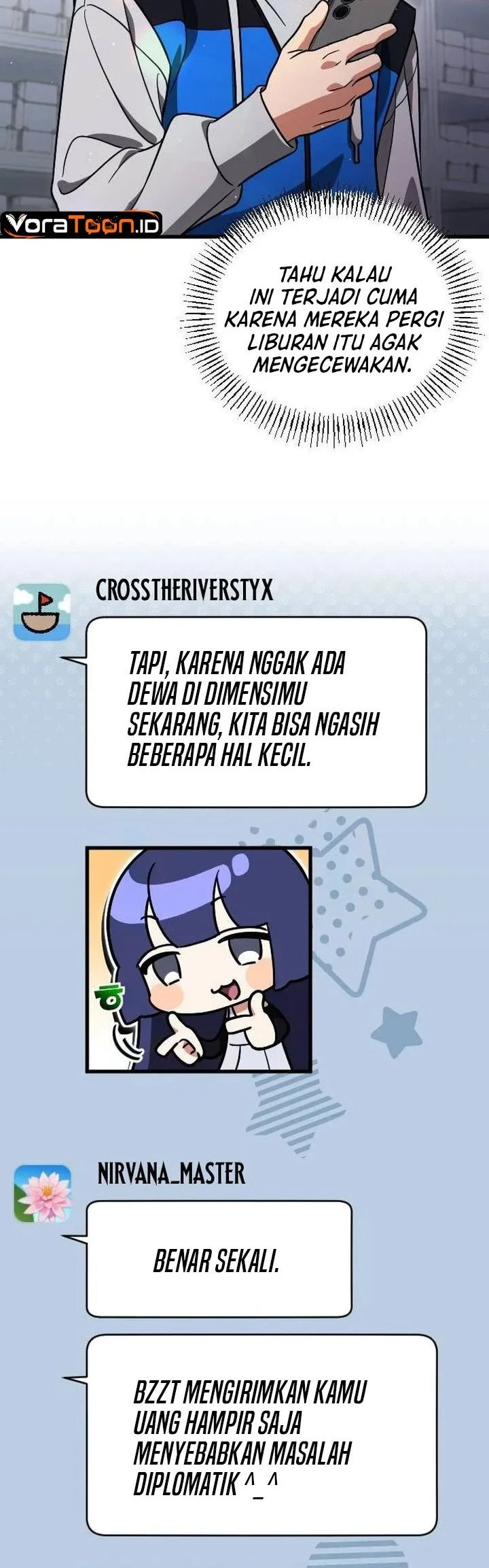 Offering Kimchi Cup Noodles to the Gods' Group Chat Chapter 2 Gambar 25