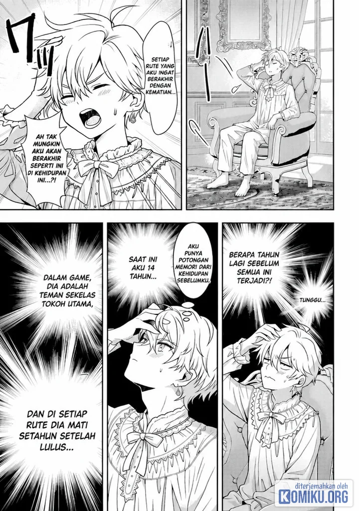 Reborn as a Lazy Genius Villain Noble With Doom Flags: I Trained So Hard I Can One-Shot Even the Hero Chapter 1 Gambar 17