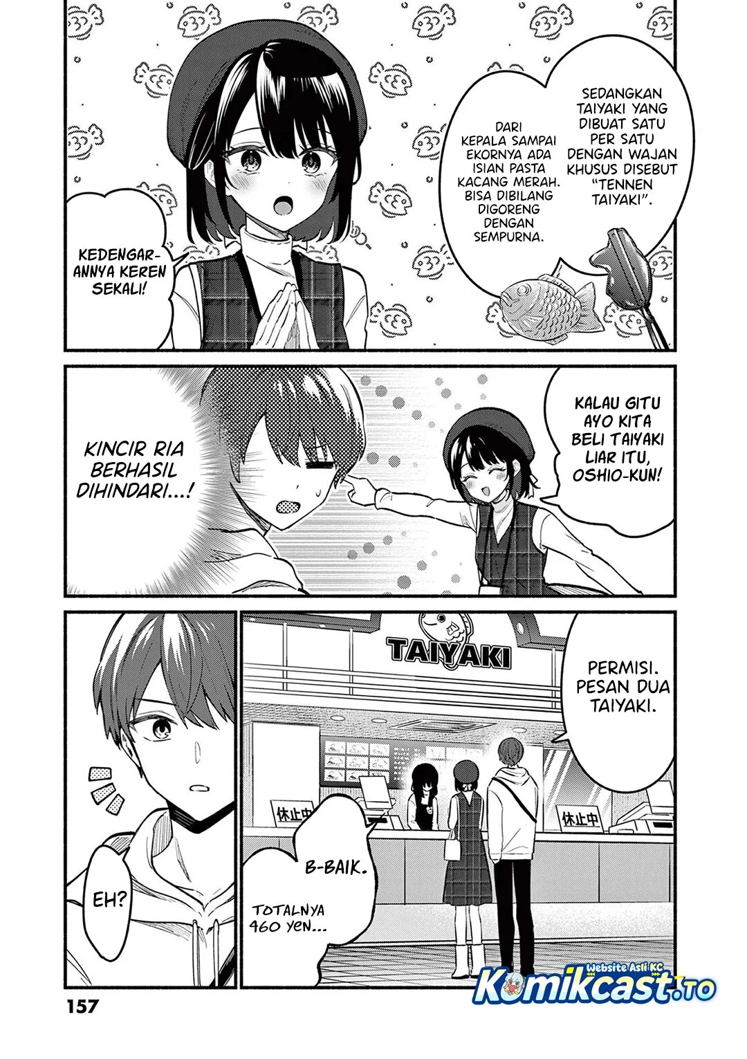 Shiotaiou no Sato-san ga Ore ni dake Amai Chapter 76 Gambar 8