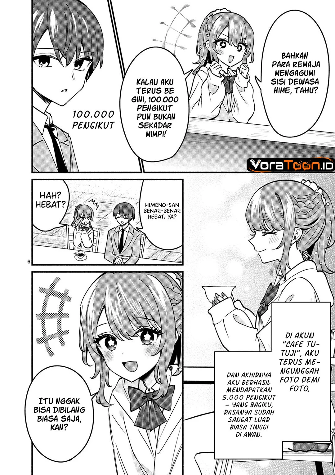Shiotaiou no Sato-san ga Ore ni dake Amai Chapter 88 Gambar 7