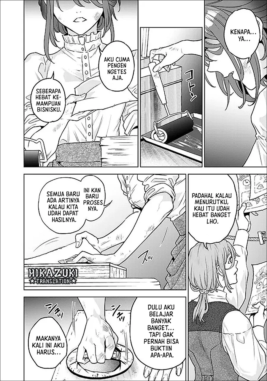 Shounin Reijou Agnes Henkyou ni Tsuihou Sareta Akuyaku Reijou wa Shousai o Hakki Shi Nariagaru Chapter 4.3 Gambar 7