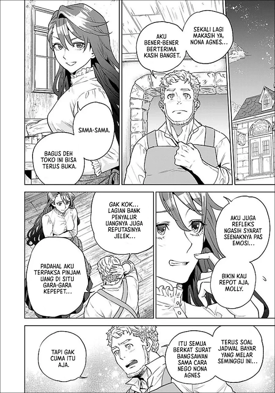 Shounin Reijou Agnes Henkyou ni Tsuihou Sareta Akuyaku Reijou wa Shousai o Hakki Shi Nariagaru Chapter 7.2 Gambar 7