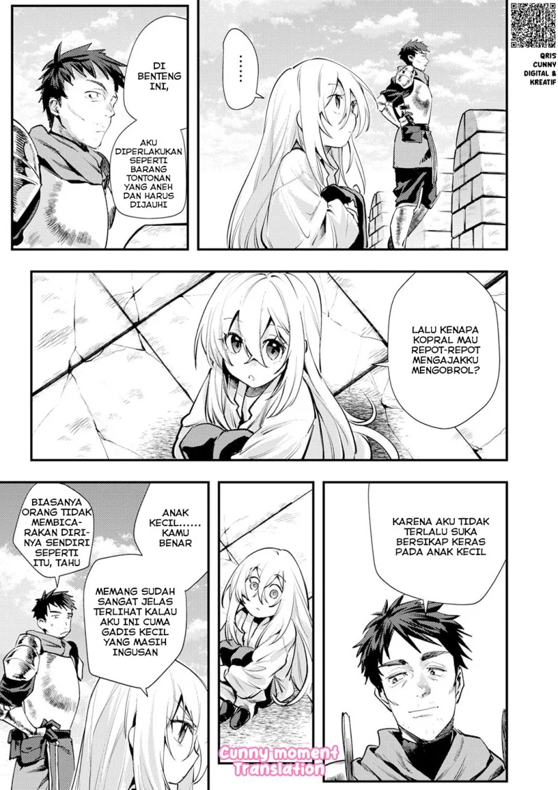 Shura Youjo no Eiyuutan ~Hanpa-sha to Iwa Reta Youhei, Youjo ni Tensei Shite Nariagaru~ Chapter 3 Gambar 11