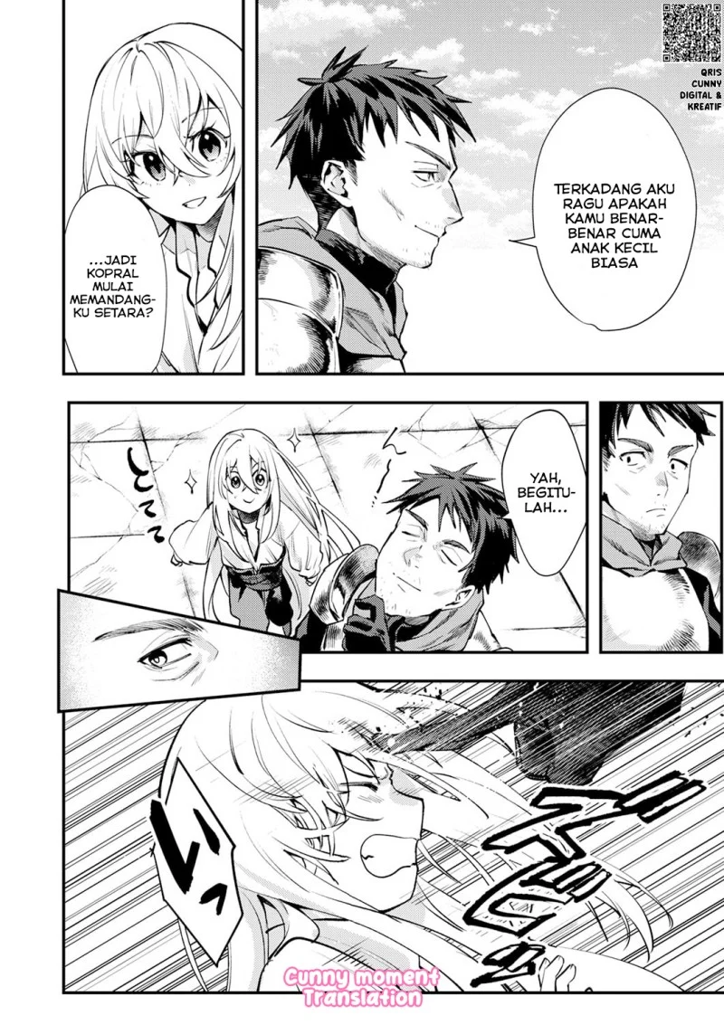 Shura Youjo no Eiyuutan ~Hanpa-sha to Iwa Reta Youhei, Youjo ni Tensei Shite Nariagaru~ Chapter 3 Gambar 12