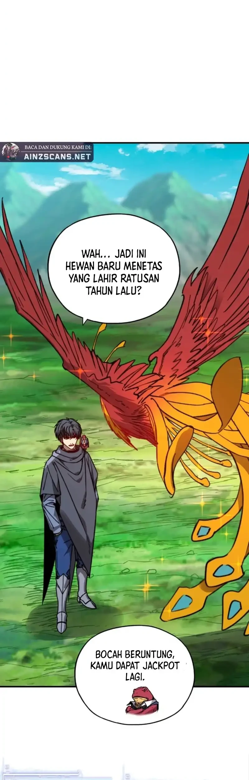 Start by changing your job to the God of Wealth and taming billions of divine pets! Chapter 36 Gambar 14