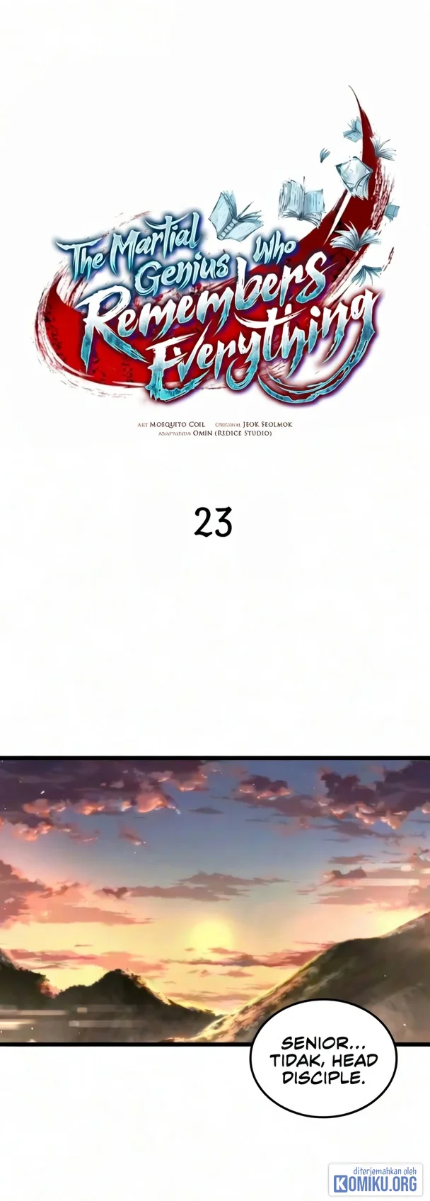 The Martial Genius Who Remembers Everything Chapter 23 Gambar 30