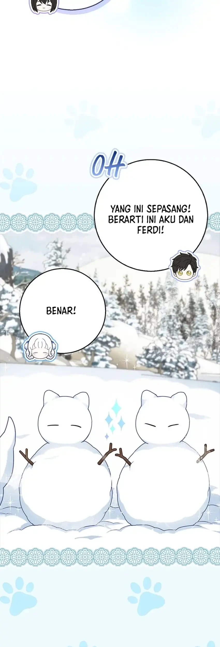The Snow Leopard Baby of the Black Leopard Family Chapter 50 Gambar 21