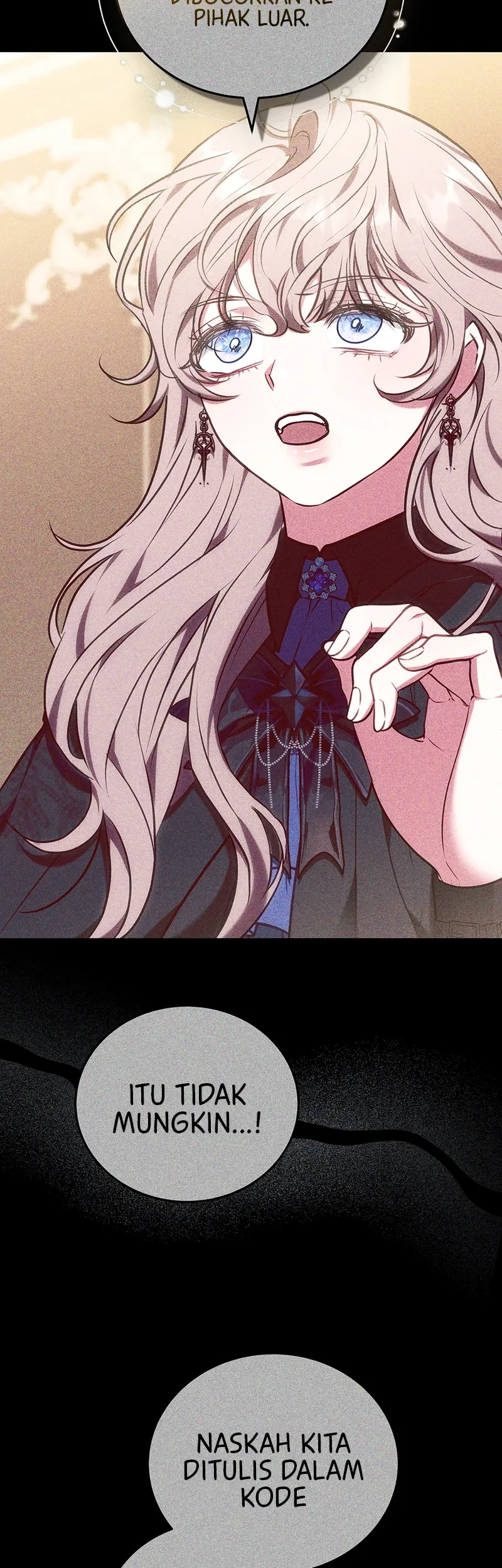 Though I’m a Homebody, I Found Myself in a Dark Captive Genre Chapter 45 Gambar 23