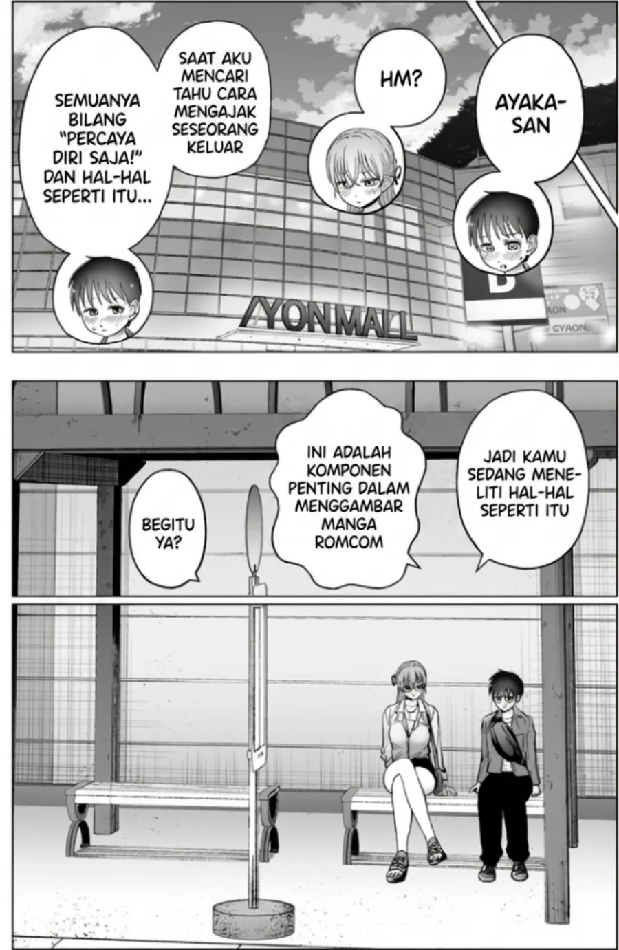 Tonari no Seki no Yankee JK no Jakuten Chapter 39 Gambar 7
