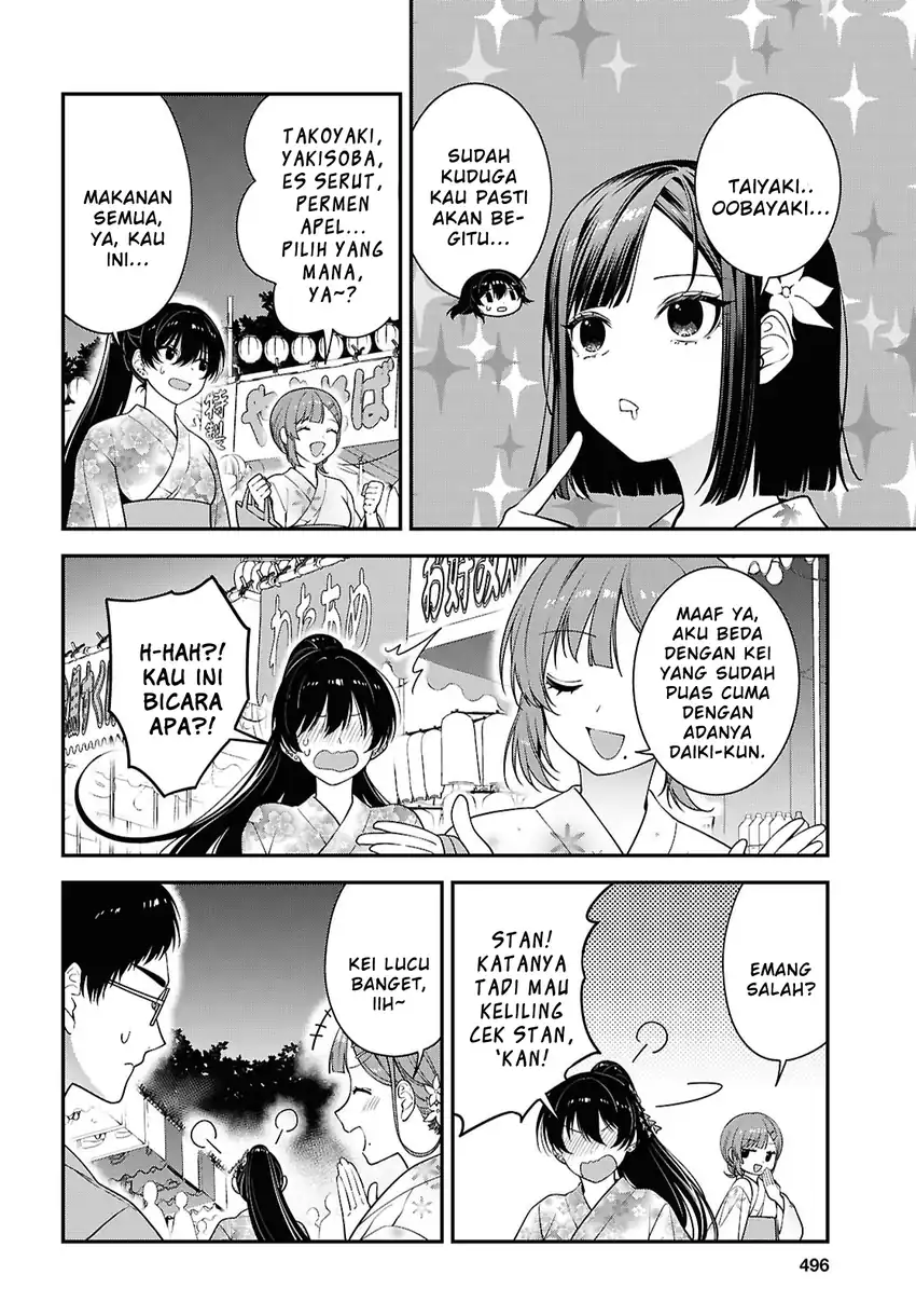 Tonari no Seki no Yankee Shimizu-san ga Kami o Kuroku Sometekita Chapter 16 - Halaman 14