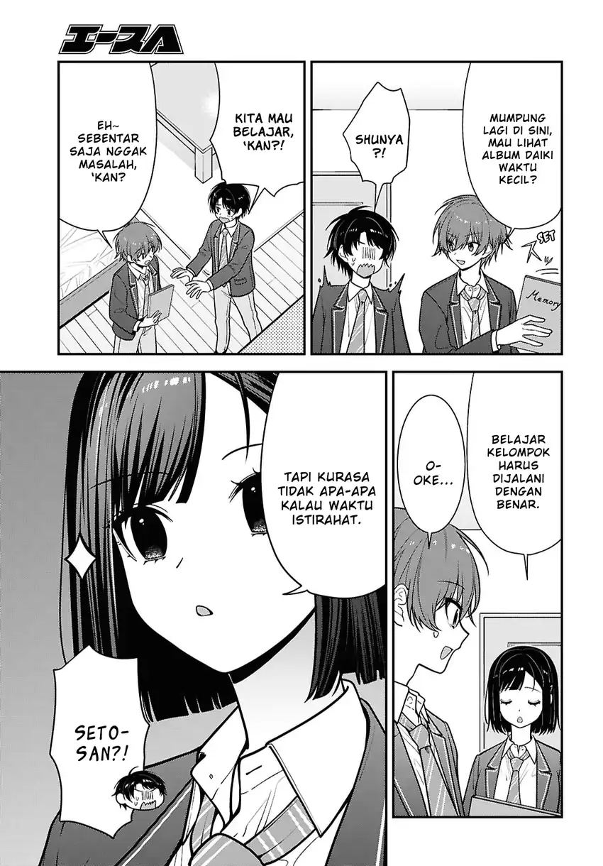 Tonari no Seki no Yankee Shimizu-san ga Kami o Kuroku Sometekita Chapter 19 Gambar 11