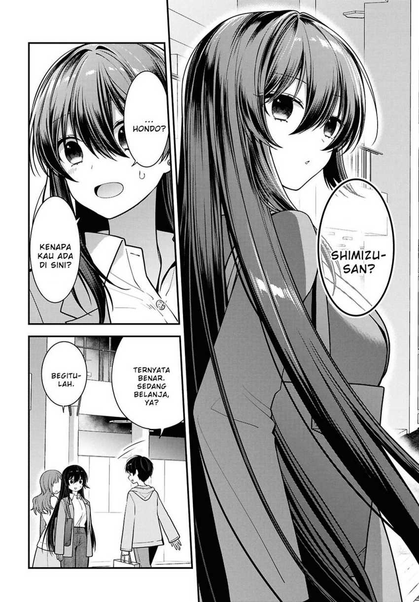 Tonari no Seki no Yankee Shimizu-san ga Kami o Kuroku Sometekita Chapter 5 - Halaman 10