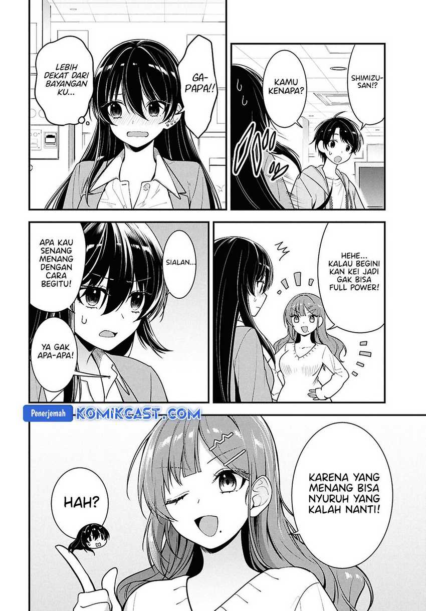 Tonari no Seki no Yankee Shimizu-san ga Kami o Kuroku Sometekita Chapter 7 - Halaman 11