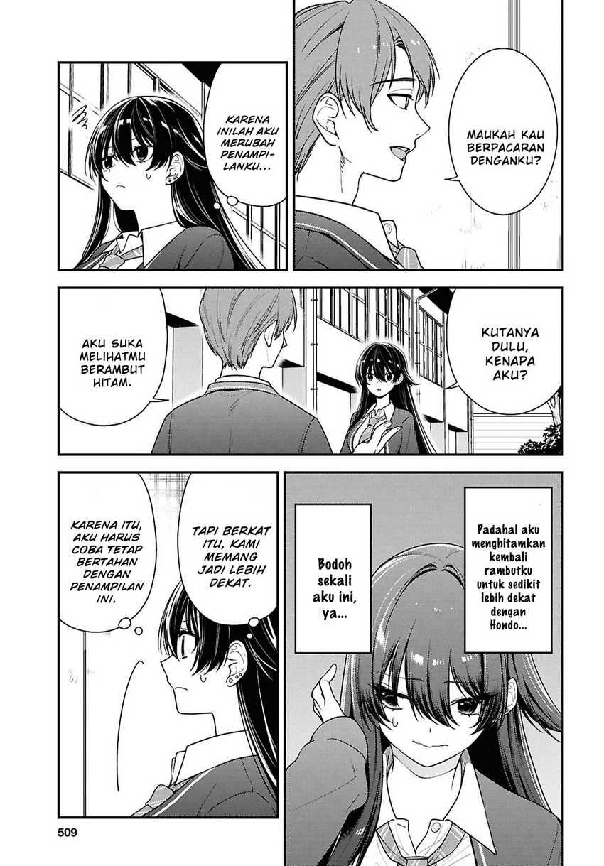 Tonari no Seki no Yankee Shimizu-san ga Kami o Kuroku Sometekita Chapter 9 - Halaman 11