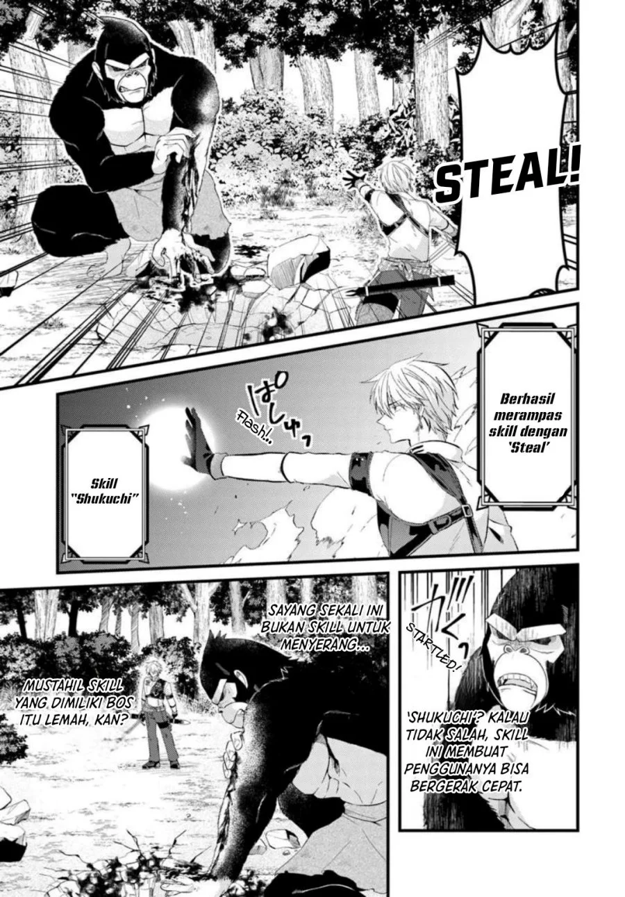 Tsuihou-kei no Akuyaku Party no Leader ni Tensei shita node, Zamaa sareru mae ni Jibun wo Tsuihou shimashita. ~Skill wo Ubau 'Steal' tte Akuyaku-sugiru kedo Tsuyosugiru . Chapter 4.2 Gambar 7