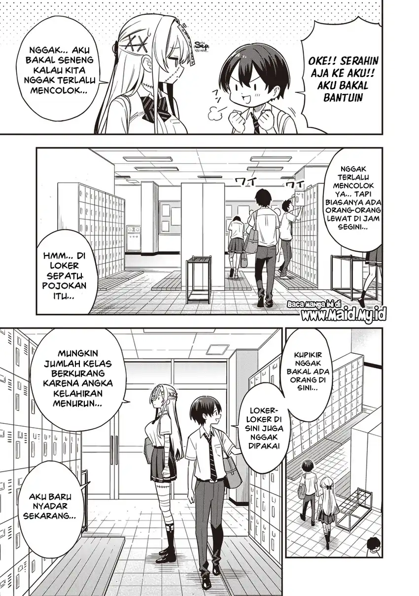 Undead-san no Bukiyou na Seishun Chapter 4.1 Gambar 7