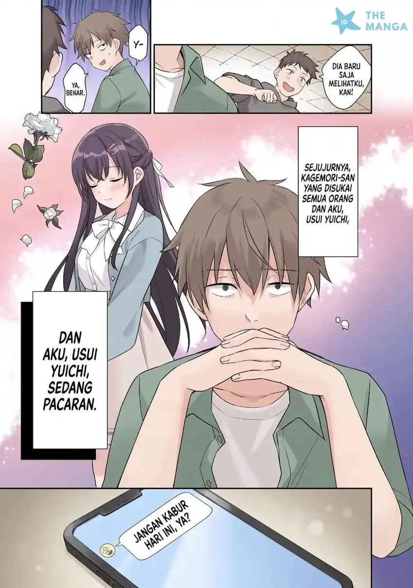 Usotsuki Kanojo no Kagemori-san Chapter 1 Gambar 9