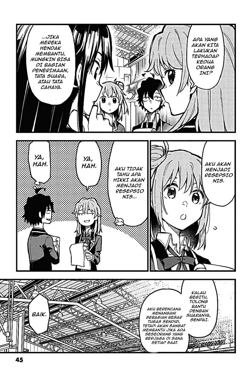 Yahari Ore no Seishun Love Come wa Machigatteiru @comic Chapter 106 Gambar 11