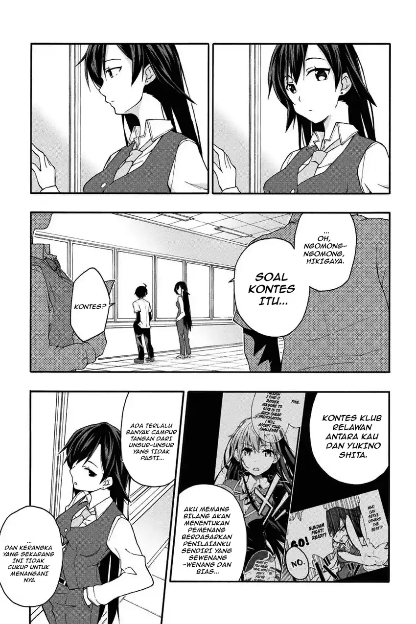 Yahari Ore no Seishun Love Come wa Machigatteiru @comic Chapter 13 Gambar 9