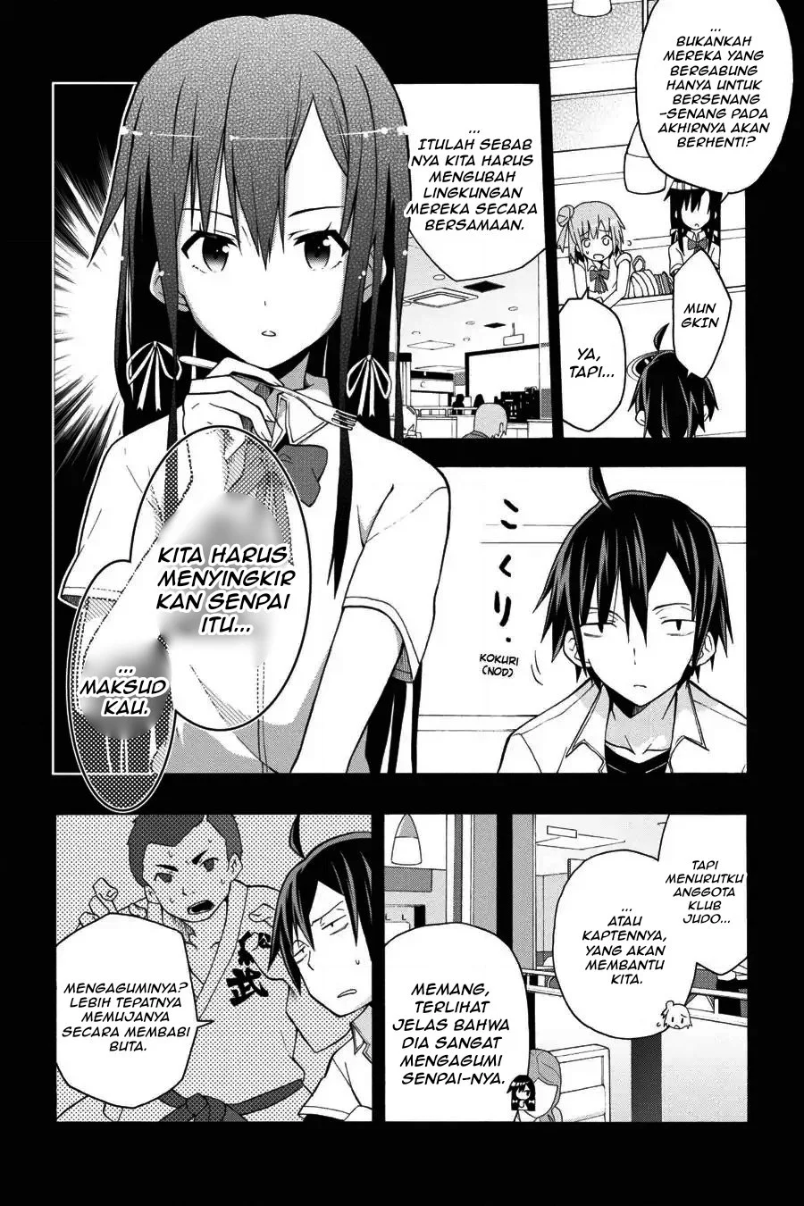 Yahari Ore no Seishun Love Come wa Machigatteiru @comic Chapter 21 Gambar 10