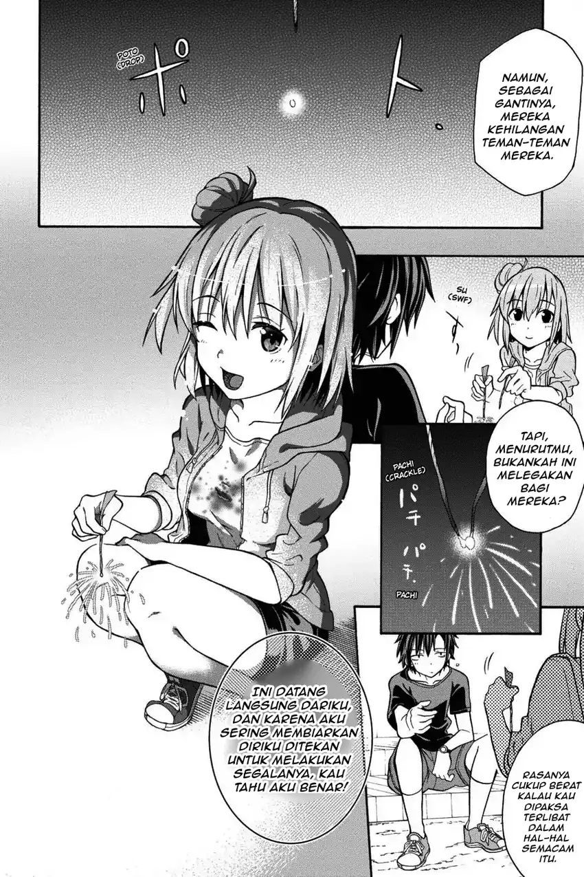 Yahari Ore no Seishun Love Come wa Machigatteiru @comic Chapter 28 Gambar 8