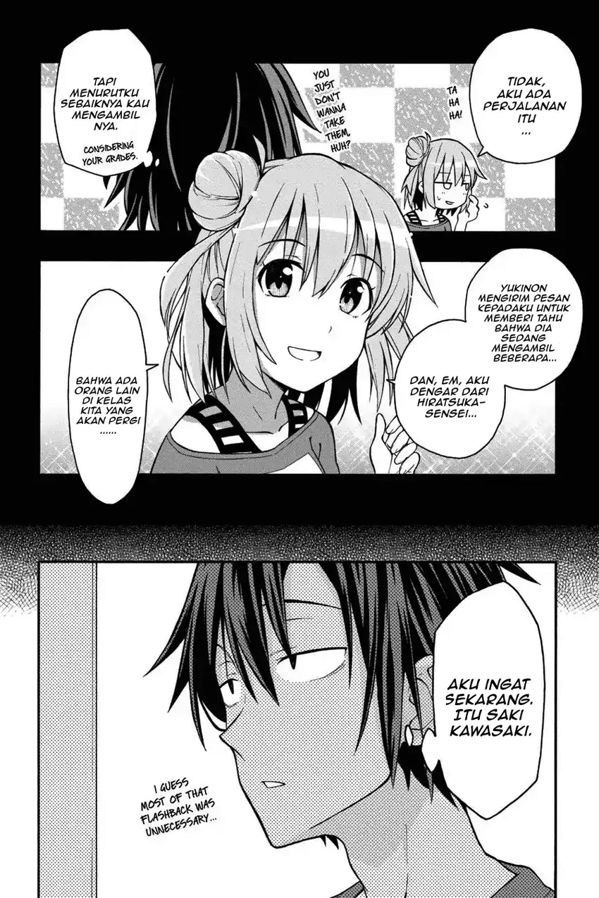 Yahari Ore no Seishun Love Come wa Machigatteiru @comic Chapter 29 Gambar 10
