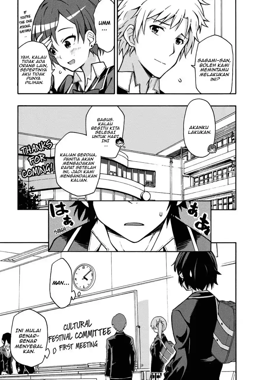 Yahari Ore no Seishun Love Come wa Machigatteiru @comic Chapter 35 Gambar 10