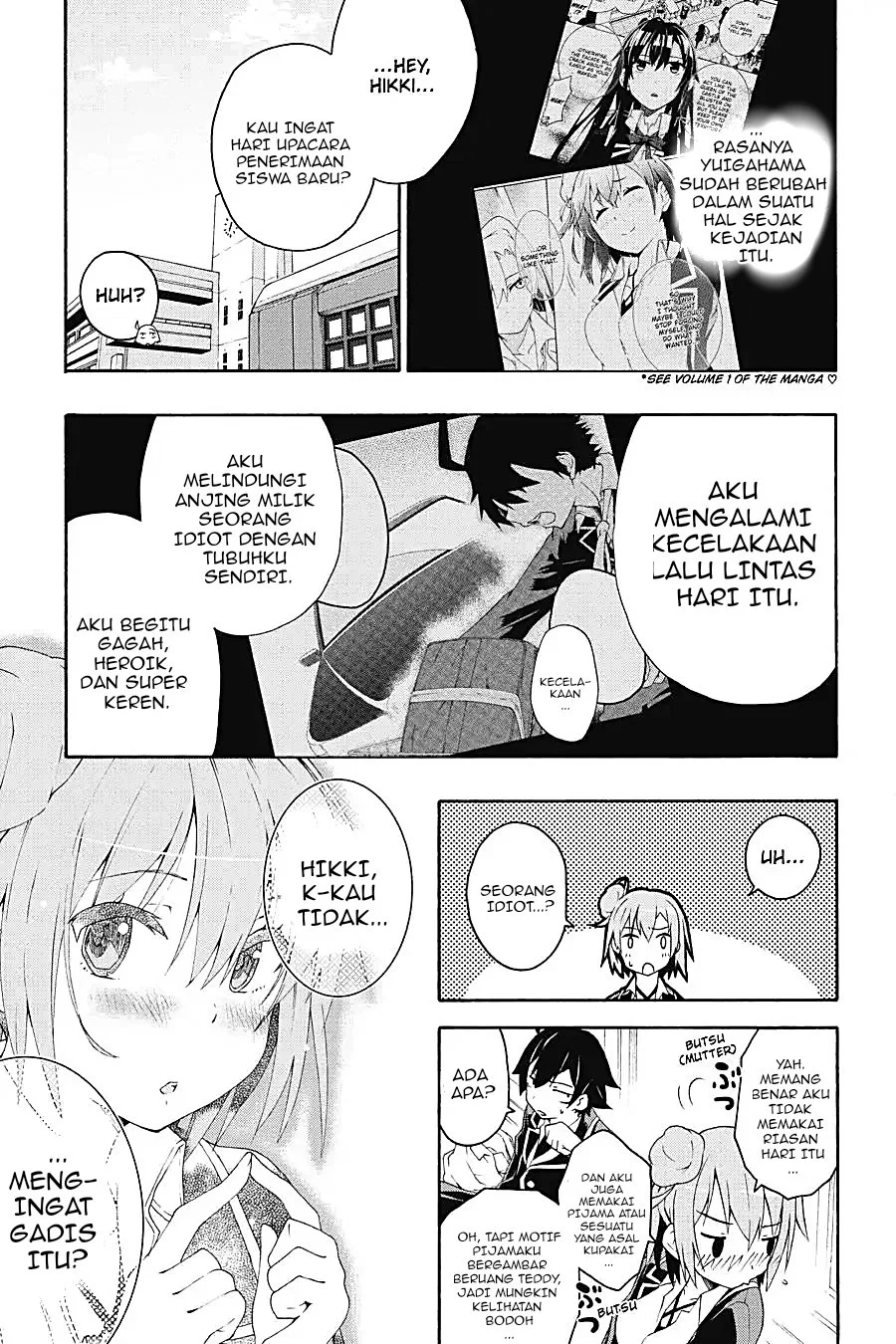 Yahari Ore no Seishun Love Come wa Machigatteiru @comic Chapter 6.1 Gambar 7