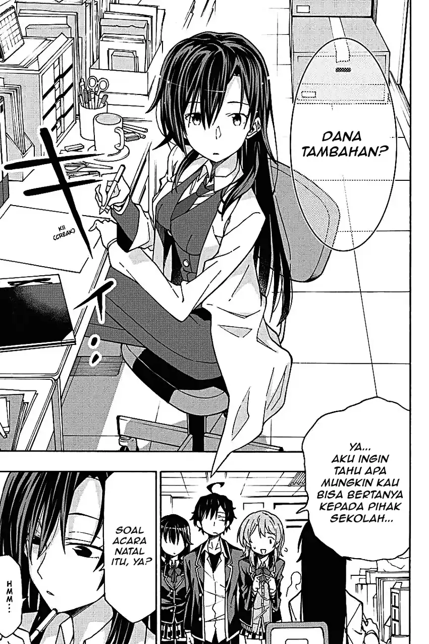 Yahari Ore no Seishun Love Come wa Machigatteiru @comic Chapter 64 Gambar 8