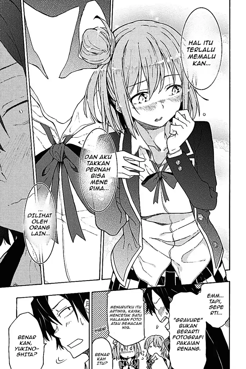 Yahari Ore no Seishun Love Come wa Machigatteiru @comic Chapter 71 Gambar 11