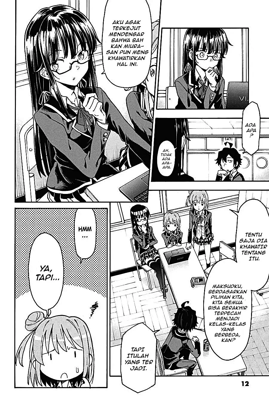 Yahari Ore no Seishun Love Come wa Machigatteiru @comic Chapter 75 Gambar 9