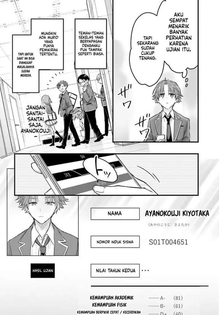 Youkoso Jitsuryoku Shijou Shugi no Kyoushitsu e 2-nensei-hen 2nd Stage Chapter 6 Gambar 7