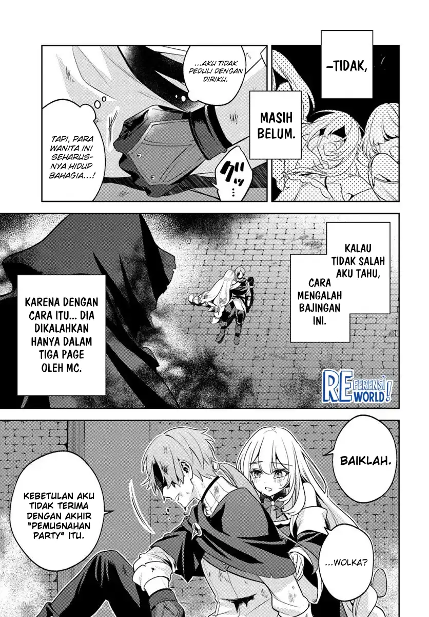 Zenmetsu End o Shi ni Monogurui de Kaihi Shita. Party ga Yanda. Chapter 1 Gambar 11