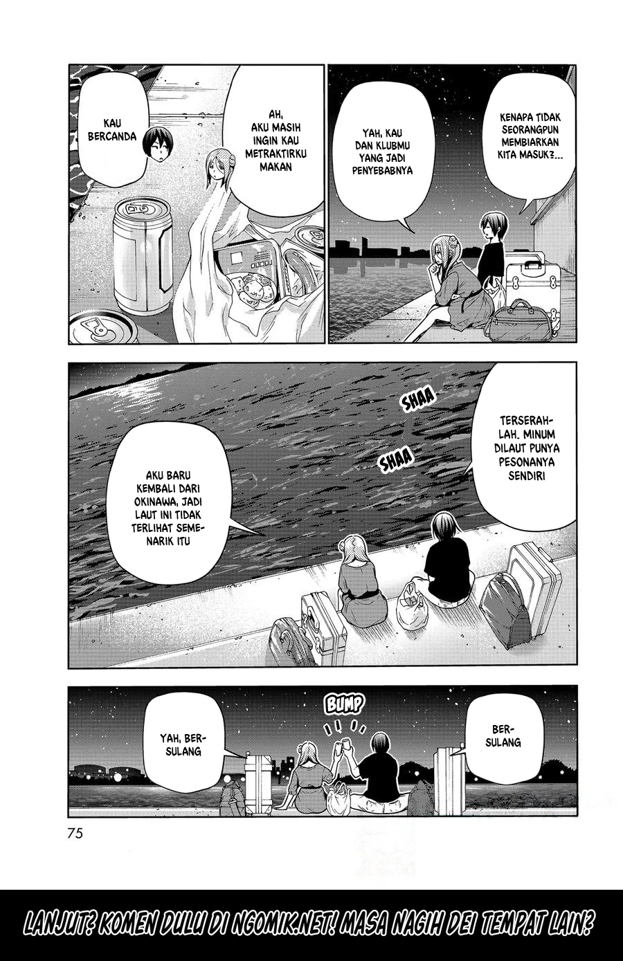 Grand Blue Chapter 69.2 Gambar 10