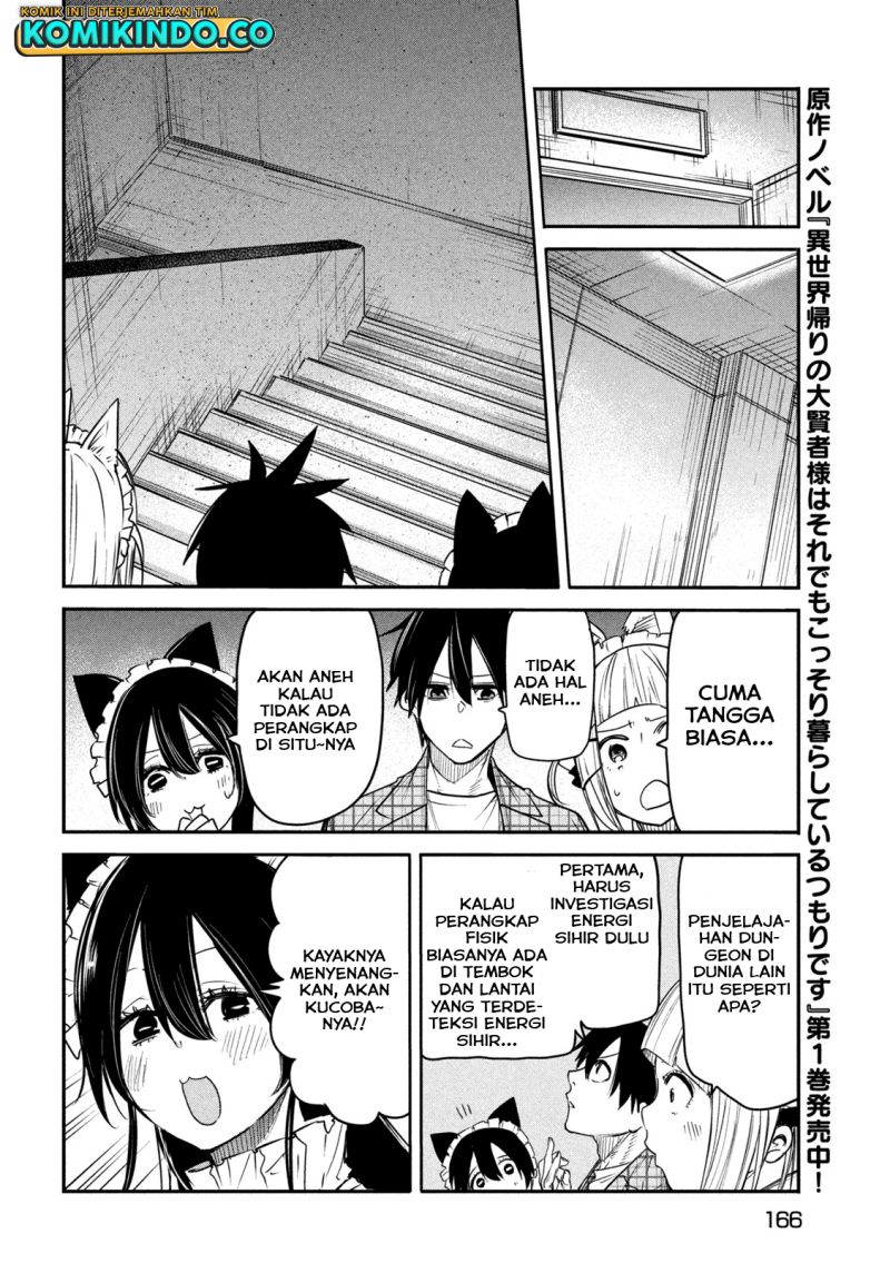 Isekai Kaeri no Daikenja-sama wa Sore Demo Kossori Kurashite Iru Tsumori desu Chapter 11.1 Gambar 7