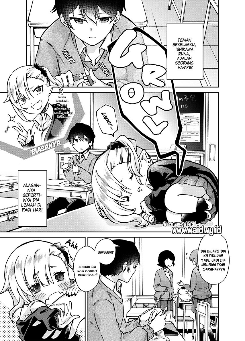 A Vampire Who is Inept at Sucking Blood Chapter 1 Gambar 7